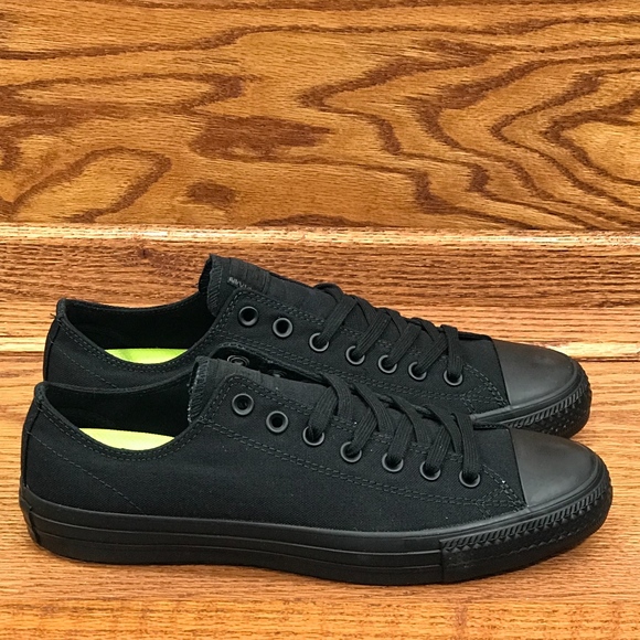 Converse CTAS Pro Ox Black Black Shoes 147495C - Picture 2 of 7